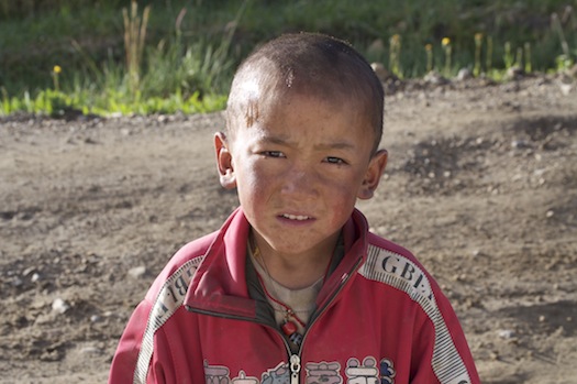 alt text for image of Tibetan Child