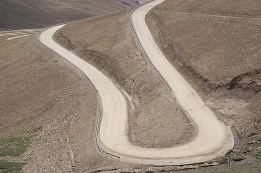 alt text for a picture of switchbacks on the way to Mt. Everest