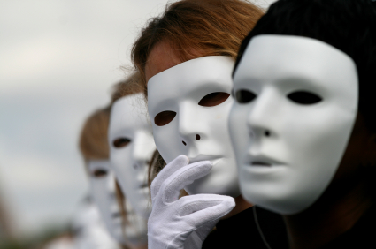 people wearing masks