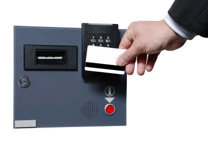 alt text for a picture of key card access