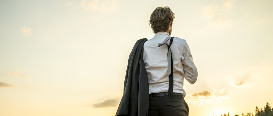 alt text image of a man looking at a field of dreams 