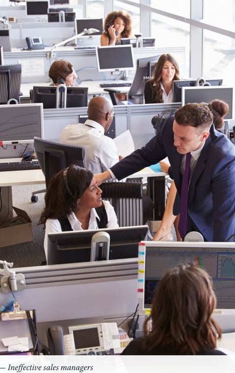 Ineffective sales managers sales is broken