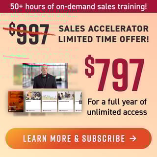 Sales Accelerator promo for $797 only