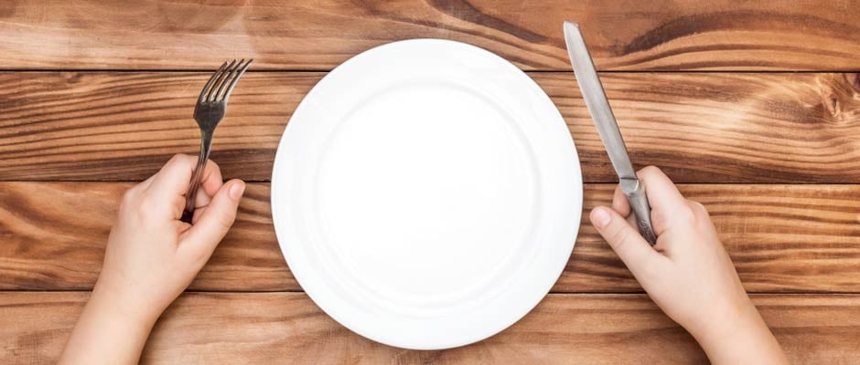 empty plate