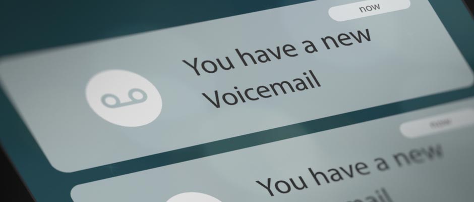 voicemail notification on phone