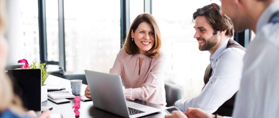 woman in business meeting