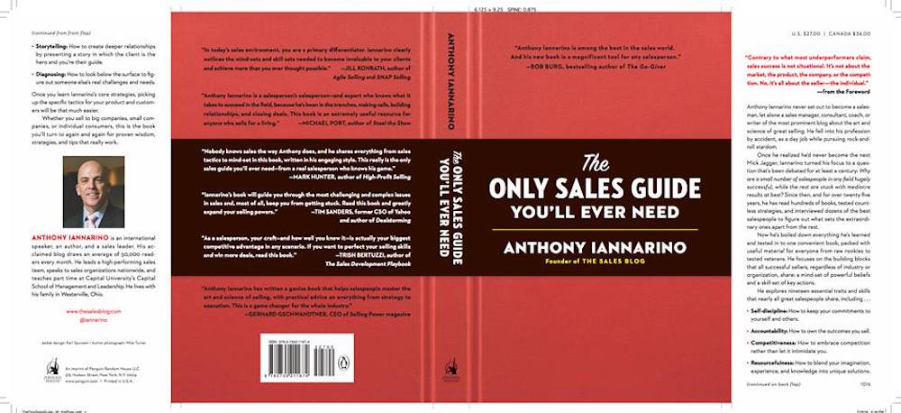 The Only Sales Guide You'll Ever Need by Anthony Iannarino 