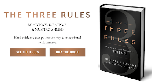 The Three Rules (A Sales Perspective)