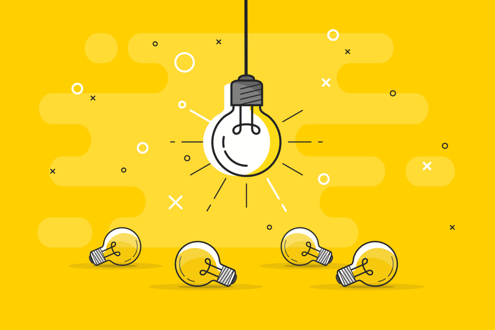 Insights lightbulb illustration