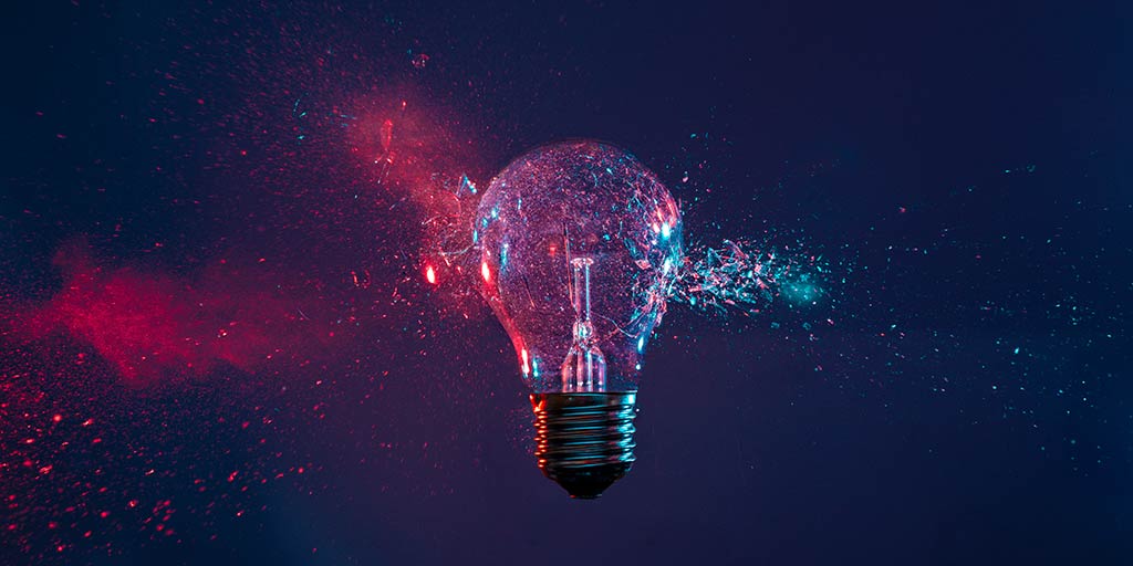 bullet shattering glass lightbulb