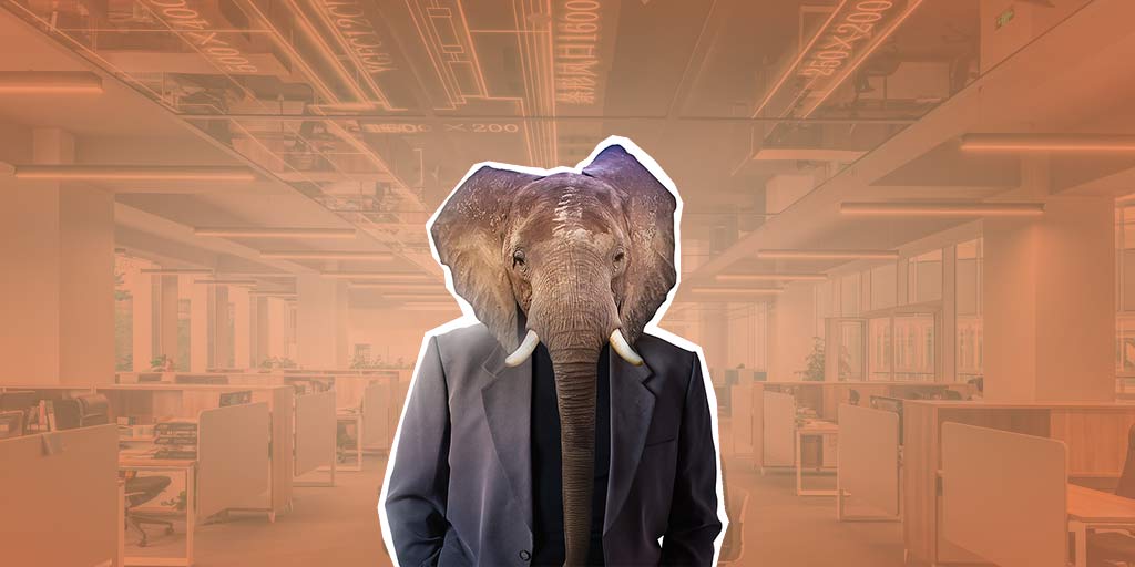 stubborn business elephant
